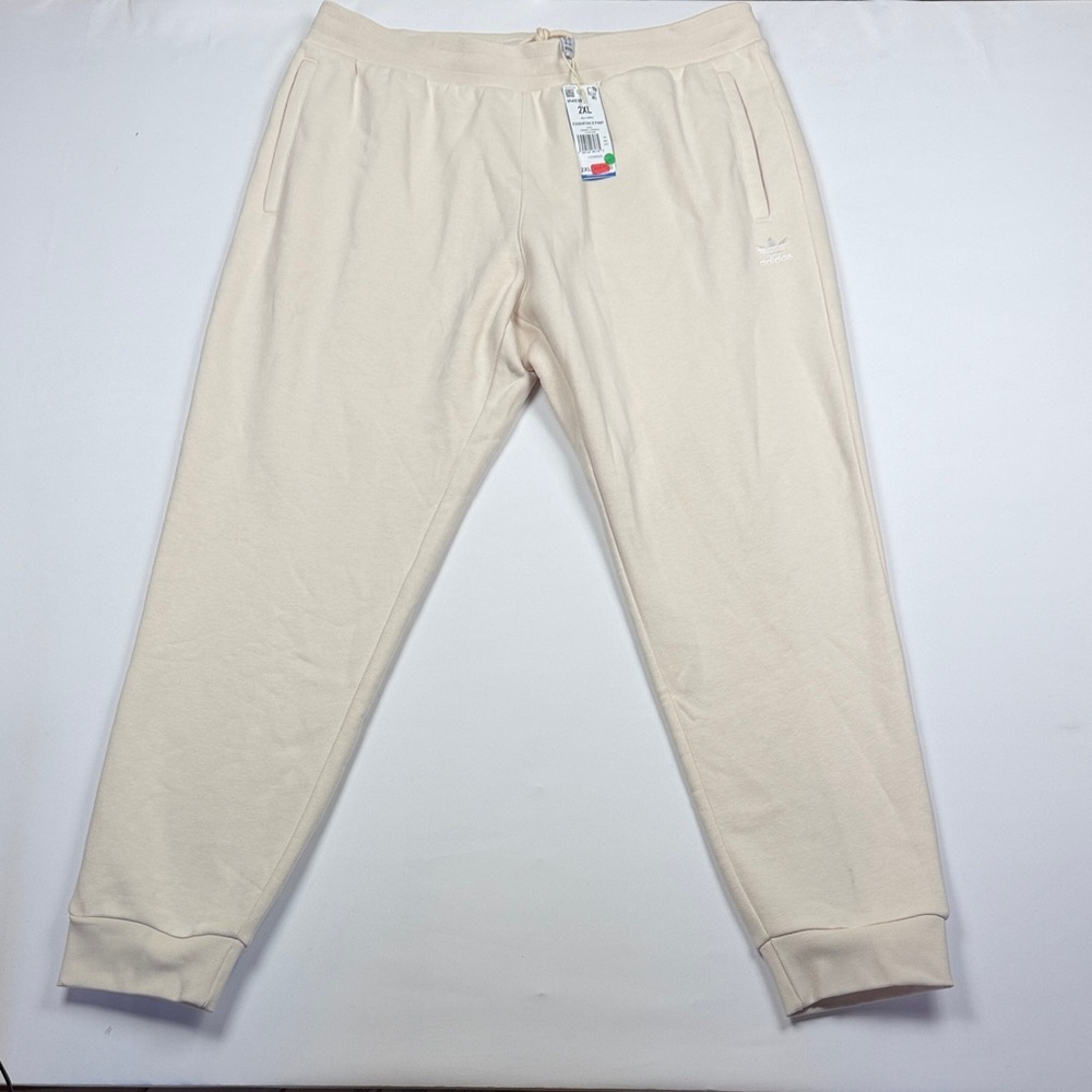 Adidas Men's Off-White Joggers